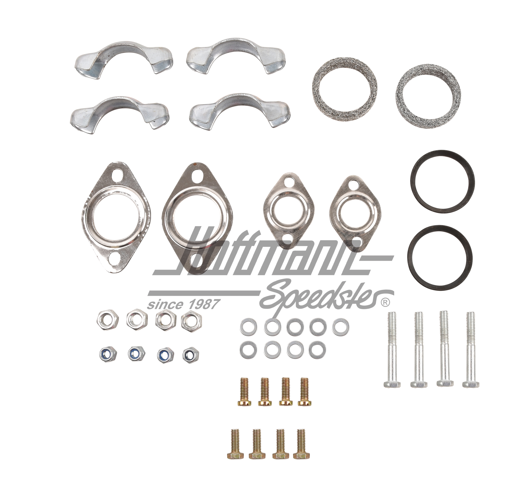 Kit de montaje, escape, precalentamiento simple | 111 298 009 | 020-3417