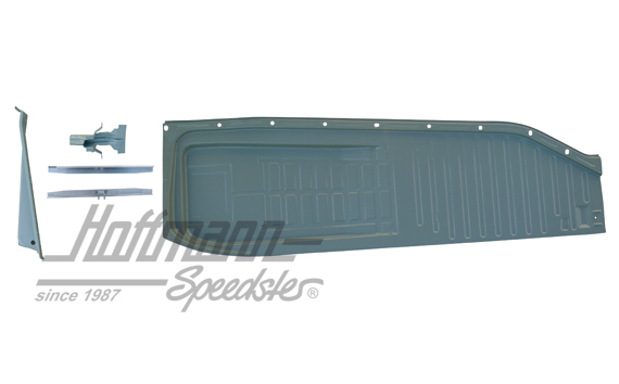 Media placa de fondo completa, -7.55,  Calidad Superior, izquierda | 111 701 061 B | 050-1320-01