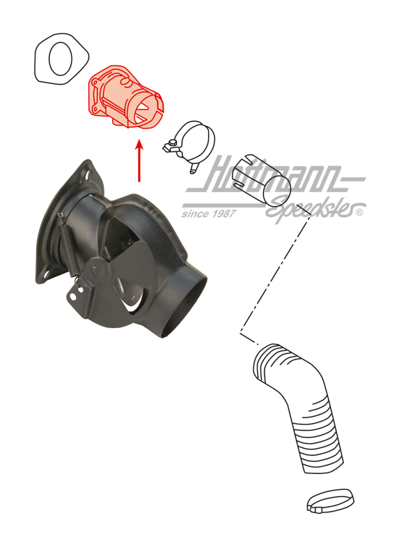 Caja de válvulas de calefacción, 65-89, derecha                                                     