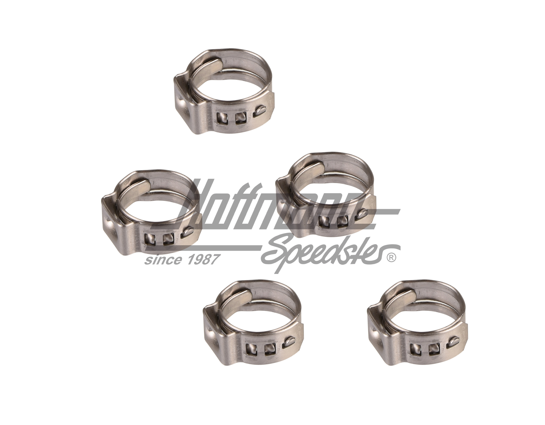 Abrazaderas de una oreja, ajustable, 10.3-12.8 mm | --- --- --- | 020-0505-14