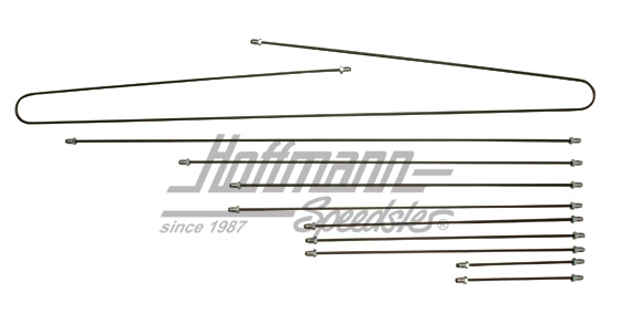 Kit de tubería de freno, Furgneta T2, 8.72-, núm. de chasis | 211 698 005 L | 090-3219