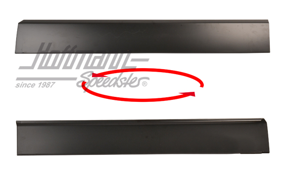 Chapa de cubierta, panel lateral, derecha | 252 843 798 | 390-0190-02