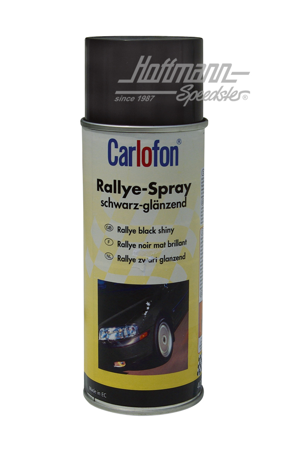 Aerosol de rallye, negro brillante, 400 ml | 40709 | 024-2050