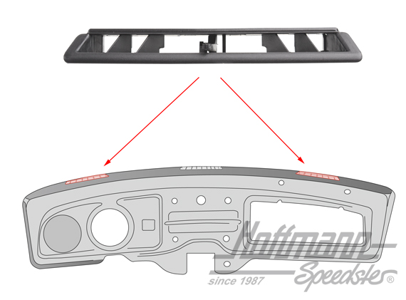 Boquilla de aire, izquierda/derecha, 8.70- | 113 819 635 A | 020-1866