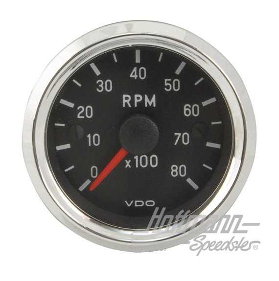 Cuentarrevoluciones, "COCKPIT INTERNATIONAL" 52 mm, cromado | 333 035 018 G | 021-0450