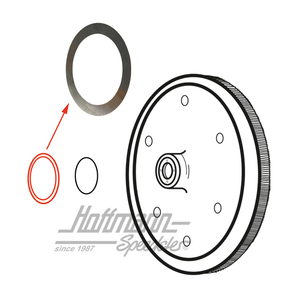Arandela, volante motor, 0.32mm                                                                     