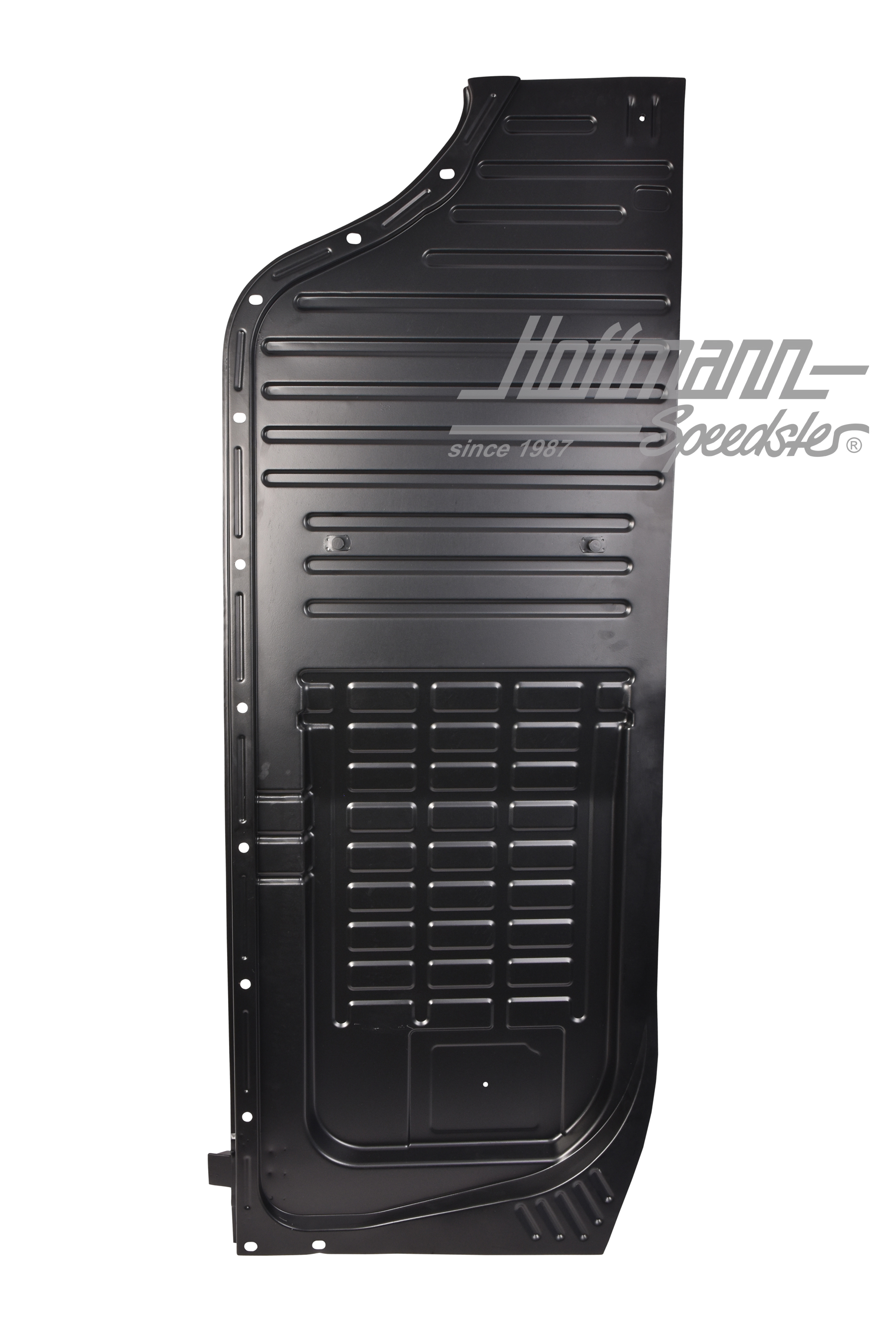 Mitad de placa de fondo, Karmann Ghia, 8.55-7.63, izquierdo, Calidad Superior | 141 701 059 | 068-0001-11