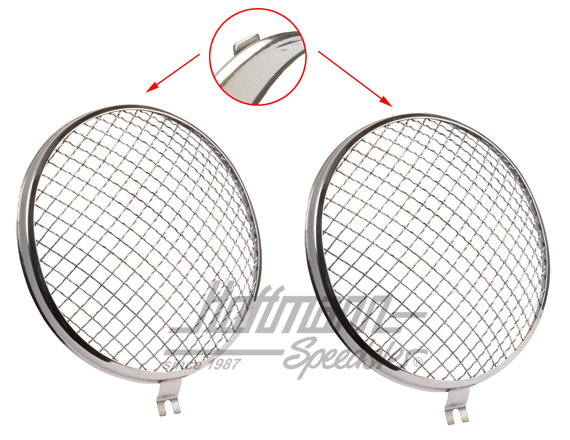 Rejilla de protección contra impactos de piedras, faro, -7.67 | AAC003 | 020-4453-13