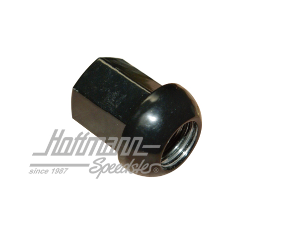 Tuerca de la rueda, aluminio, negra, para llantas Fuchs | 911 601 881 BLACK | 580-7205-03