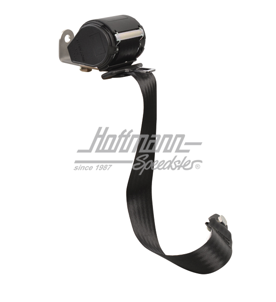 Cinturón automático, posterior, negro, Cabriolet                                                    