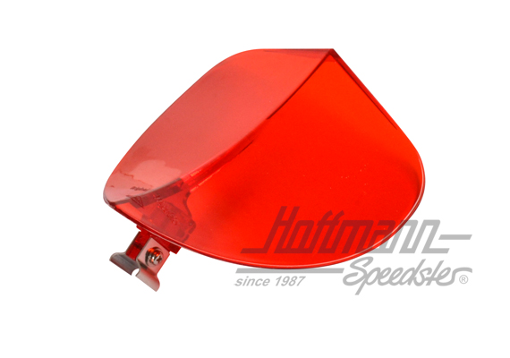 Turbulenciador, parabrisas, rojo                                                                    