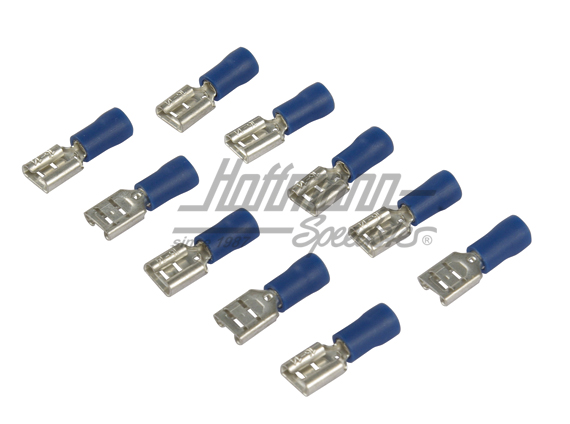 Enchufe plano hembra, 1.5-2.5mm, azul, 6.3 mm | 50 252 511 | 020-0832