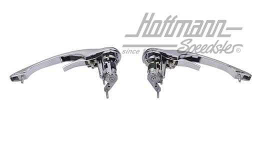 Tiradores de puerta, de cierre igual, 69-76, cromada                                                