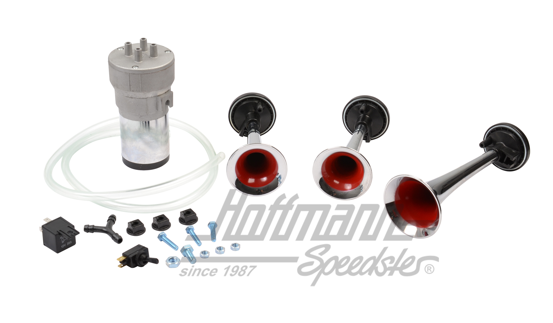 Fanfarria, 3 cuernos, con compresor de aire, 12V | 82KH 1200 | 200-8026