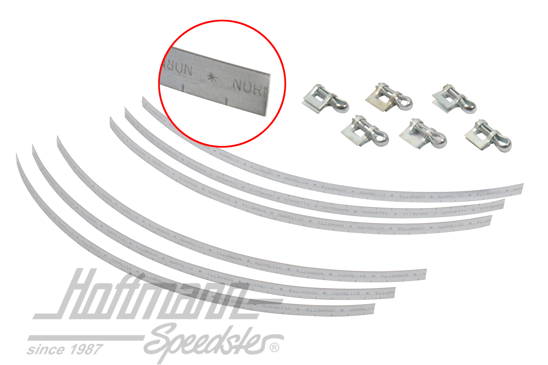 Juego de abrazaderas tensoras, aislamiento / tubo de calefacción | 211 255 705 | 087-3000