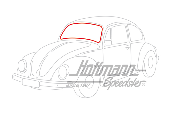 Junta de parabrisas, -7.57 | 113 845 121 A | 020-5526