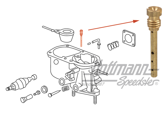 Boquilla compensadora, 145, 28 PICT/28 PICT-1/2 | 113 129 435 A | 020-1316-52