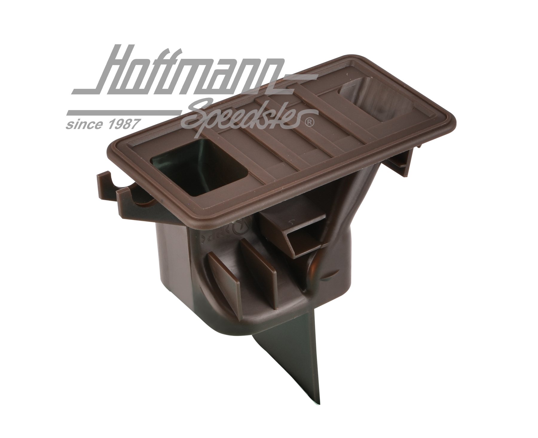 Boquilla de aire, Furgoneta T3, superior, derecha, marrón                                           