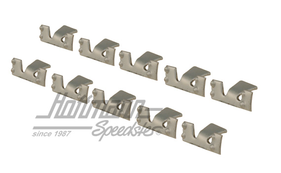 Clip de montaje para moldura de estribo, 10 mm, juego | 113 853 559 B  10ST. | 020-2100-15