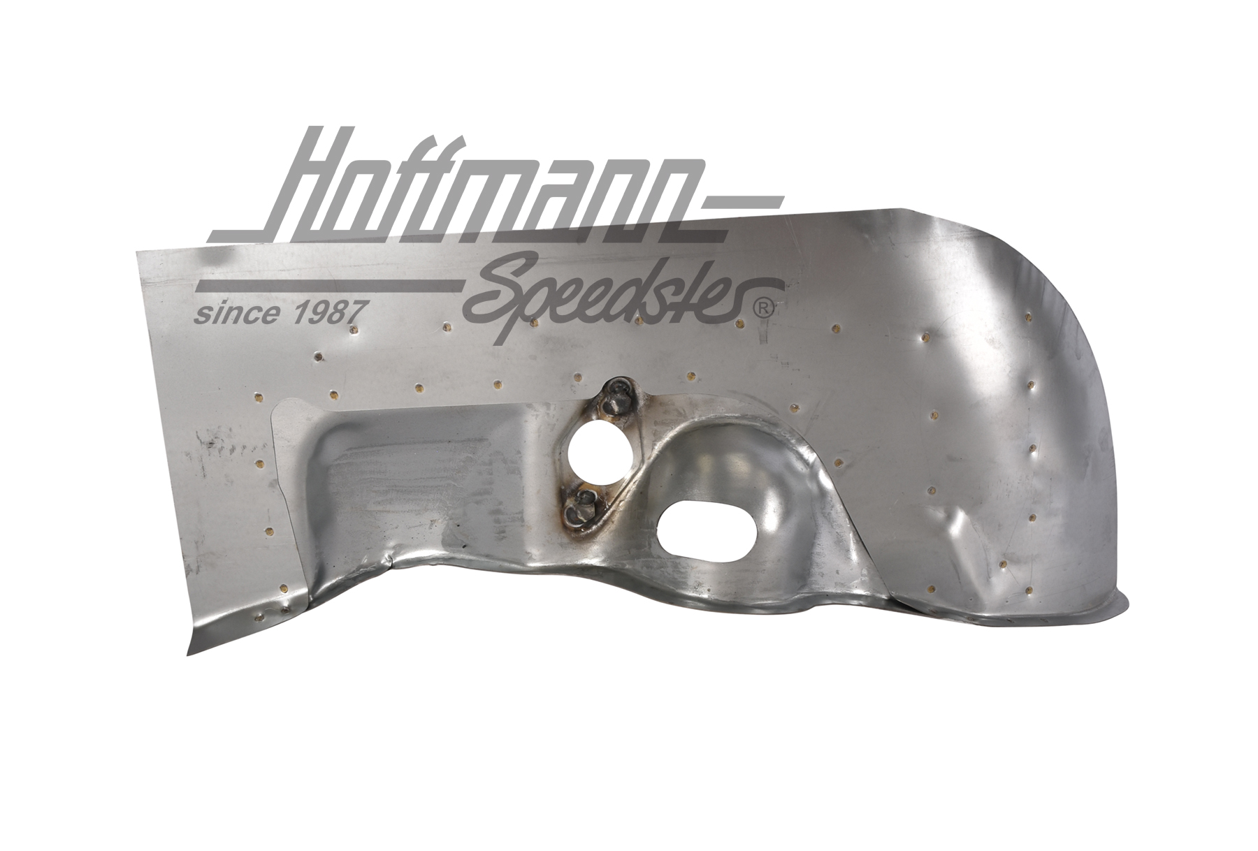 Chapa guardarruedas con soporte de montaje, -66, posterior, izqda.                                  