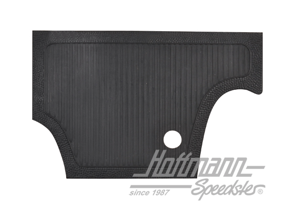 Estera de goma, chapa antisalpicaduras, 8.65-, negro | 113 863 107 A | 020-5455