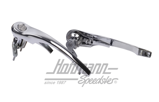 Tiradores de puerta, de cierre igual, 69-76, cromada                                                