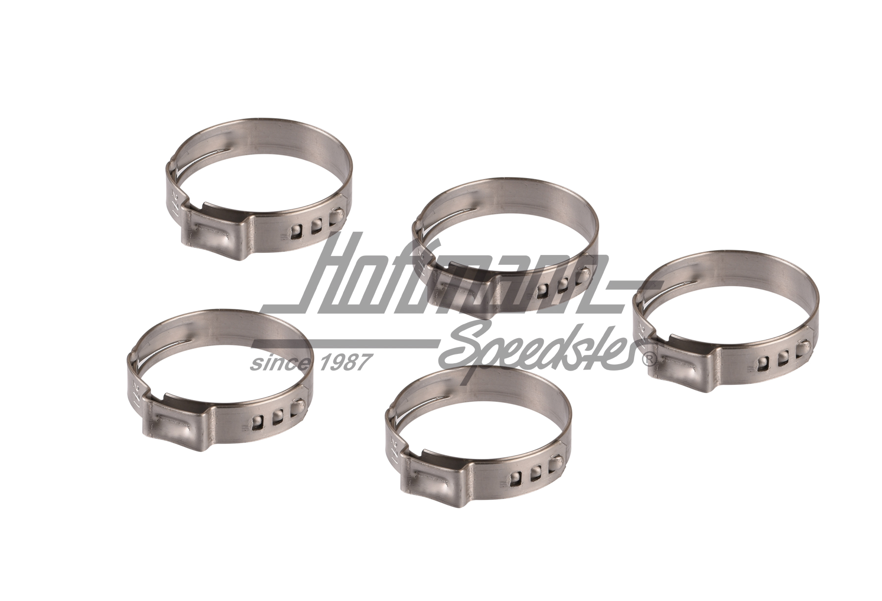 Abrazaderas de una oreja, ajustable, 23.9-27.1 mm | --- --- --- | 020-0505-40