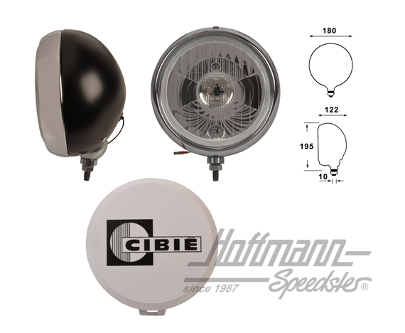 Faro de luz larga Cibié Oscar, (dispersión amplia) | 67681 | 020-4442-03