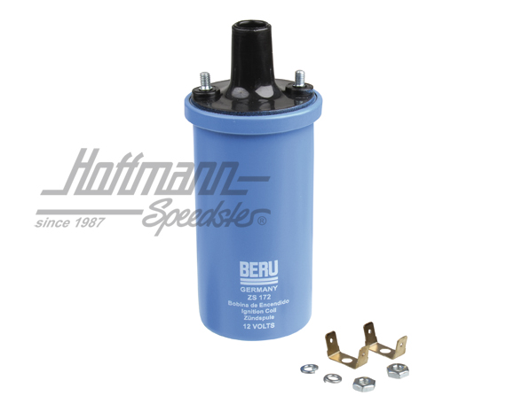 Bobina de encendido Beru, 12V, 3.4 Ohm, "azul" | 043 905 115 C | 020-0402-10