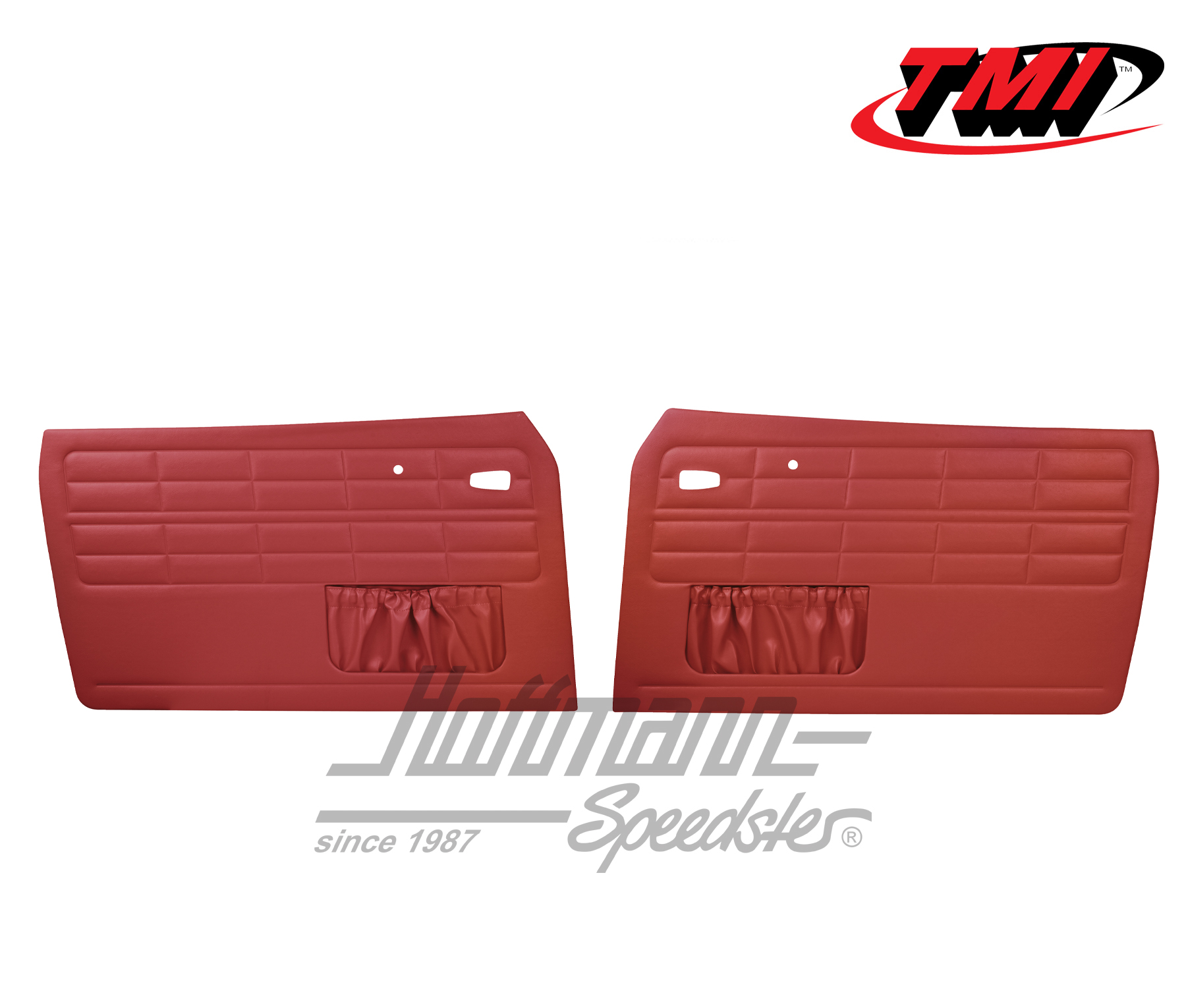 Revestimiento de puerta, Karmann Ghia, 8.63-, rojo | 10-1505-17 | 066-0022-06