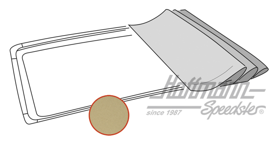 
Funda de techo plegable
, Golf 2, Sonnenland, beige | --------- | 208-5582-20