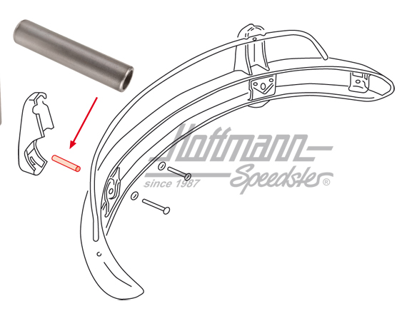 Casquillo distanciador
, tope de parachoques, anterior                                             