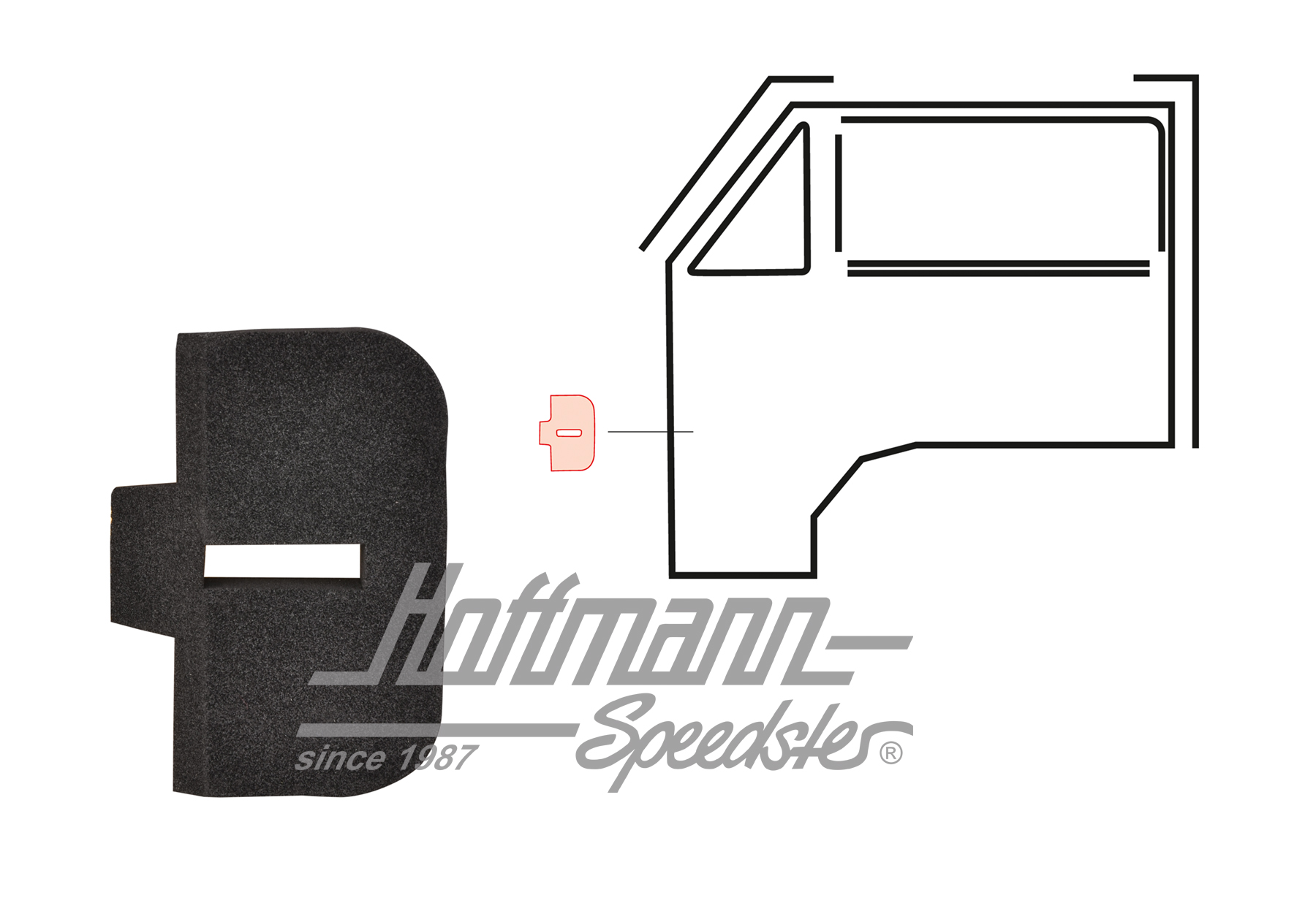 Junta, tope de puerta, izquierda o derecha | 867 837 267 | 350-6205