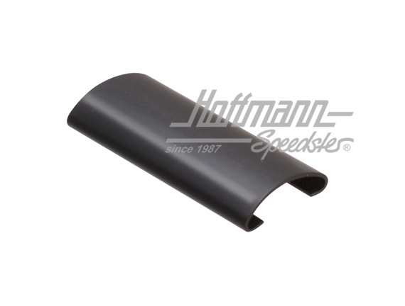 Manguito de conexión, marco decorativo de aluminio, negro                                           