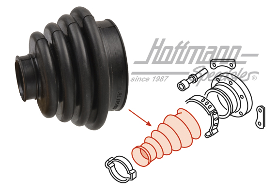 Junta homocinética, Furgoneta T2 (sin brida)                                                        