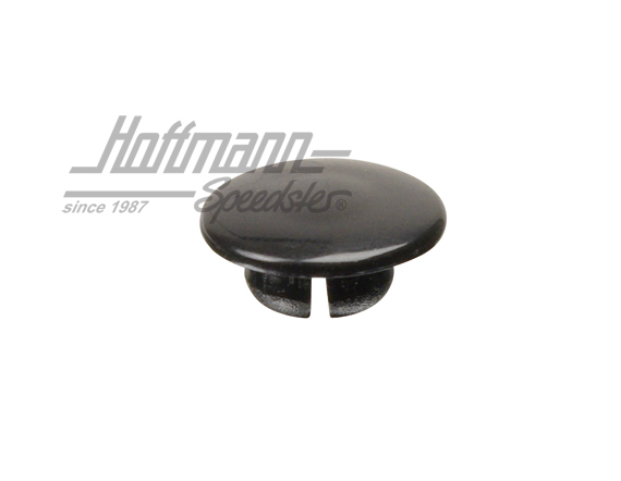Tapón de bisagra de puerta, exterior, 8.66-, negro | 311 831 439 A 043 | 020-5269