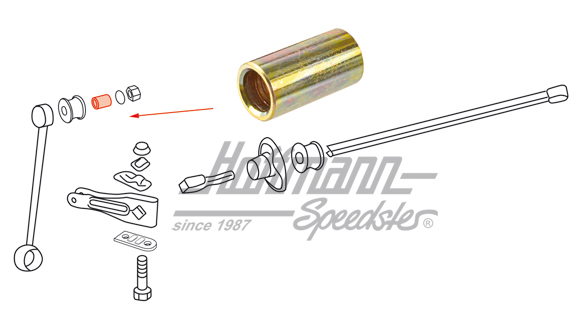 Casquillo, cojinete de goma, 65-73/75-77 | 901 343 737 00 | 521-4020-44