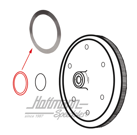 Arandela, volante motor, 0.30mm, -3.66                                                              