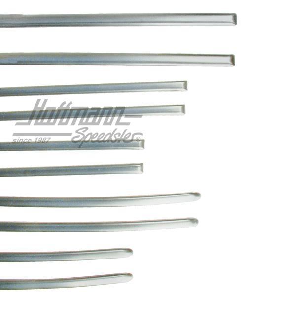 Kit de molduras, de 10 piezas, Golf 1, color plata | 173 898 111 S | 180-1179