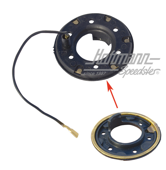 Anillo de rozamiento de claxon, 71-, menos modelos especiales | 113 415 660 A | 020-3228