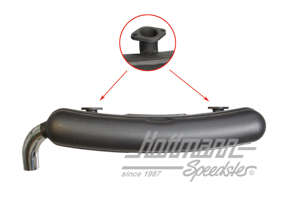 Escape deportivo, chapa de acero, 1 x 70 mm, 66-73 | 92.510 | 520-3423