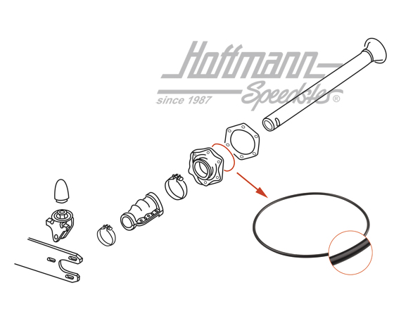 Junta anular, tapa de cojinete pequeña, cambio | 111 501 139 | 020-4542-20