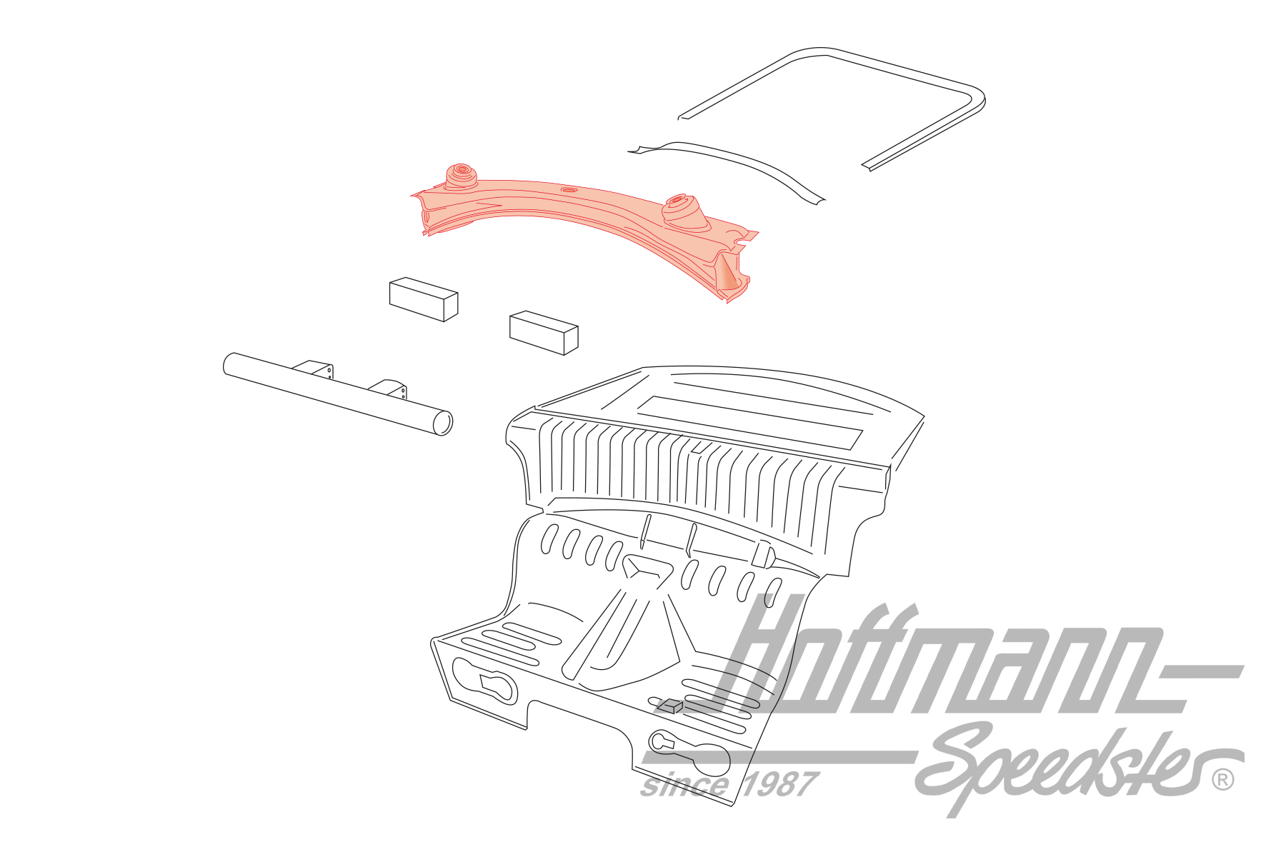Travesaño
, posterior (caja de cambio), 911, 65-73
                                               