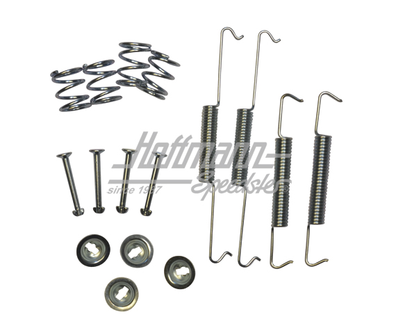 Kit de montaje, zapatas de freno posterior, 10.57-7.64 | 111 698 069 | 020-4049-05