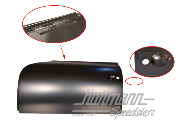 Panel exterior de puerta, compl., 356 A/C, calidad de primera | PCG 531 003 05 | 510-0301-20