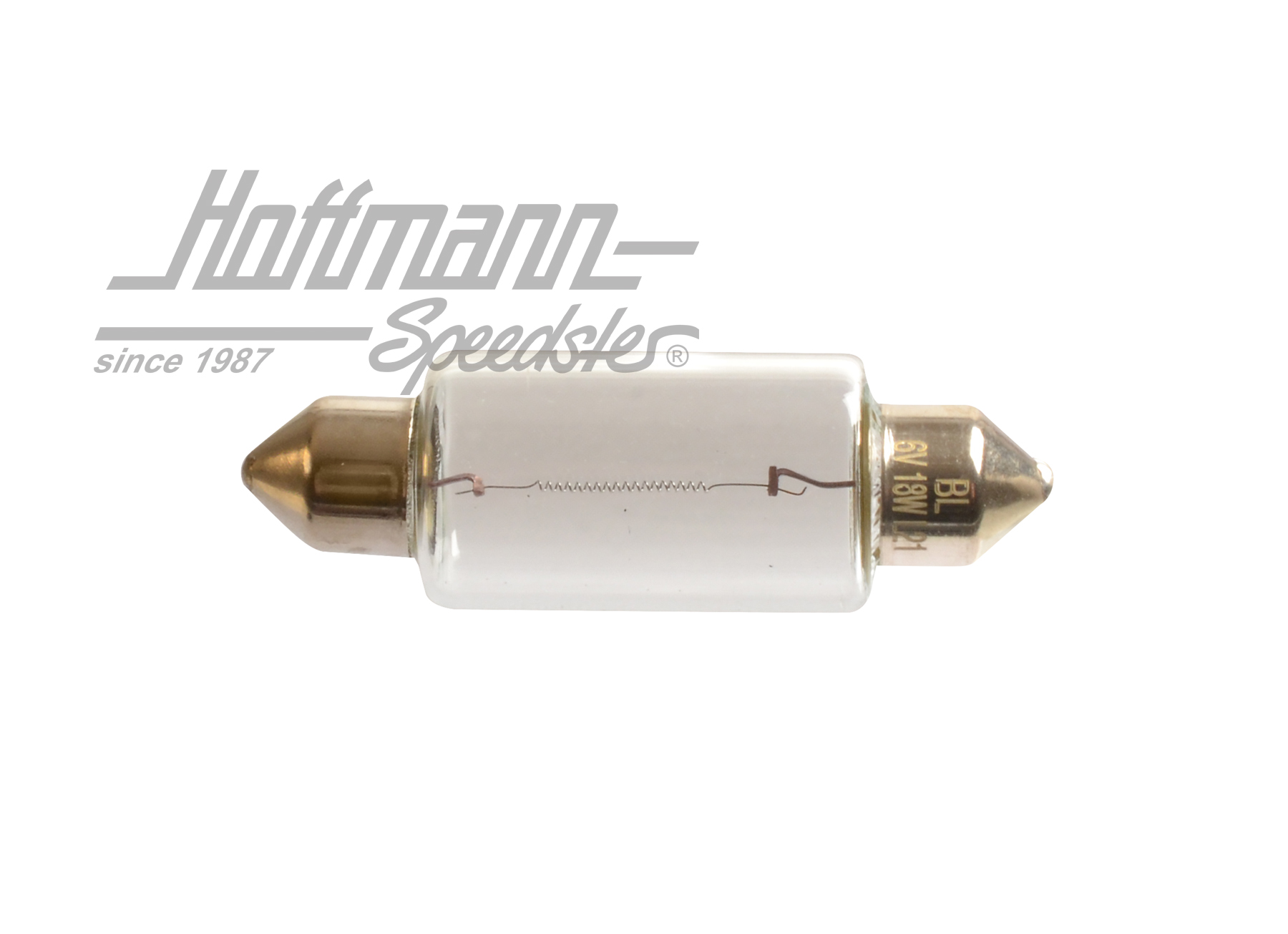 Bombilla festoon, 6V, 18W, 44mm | 500174A 0 | 020-4422-06