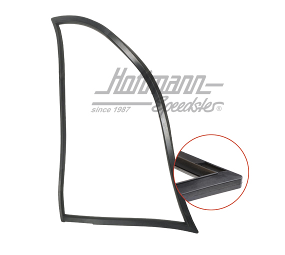 Junta de deflector, Coupé, 76-94, derecha                                                           