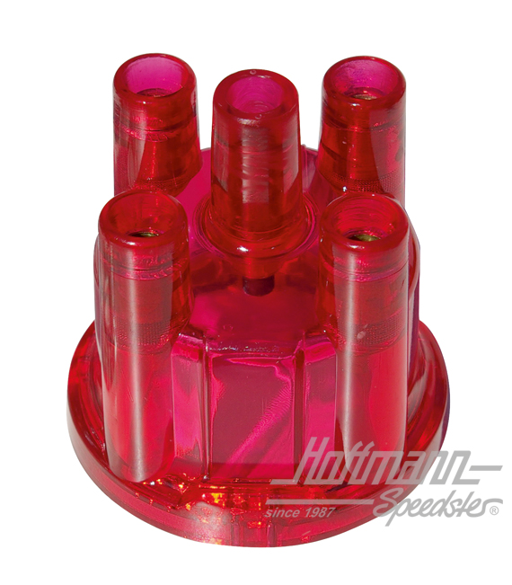 Tapa de distribuidor, transparente, roja | AC 905 504 | 010-0941