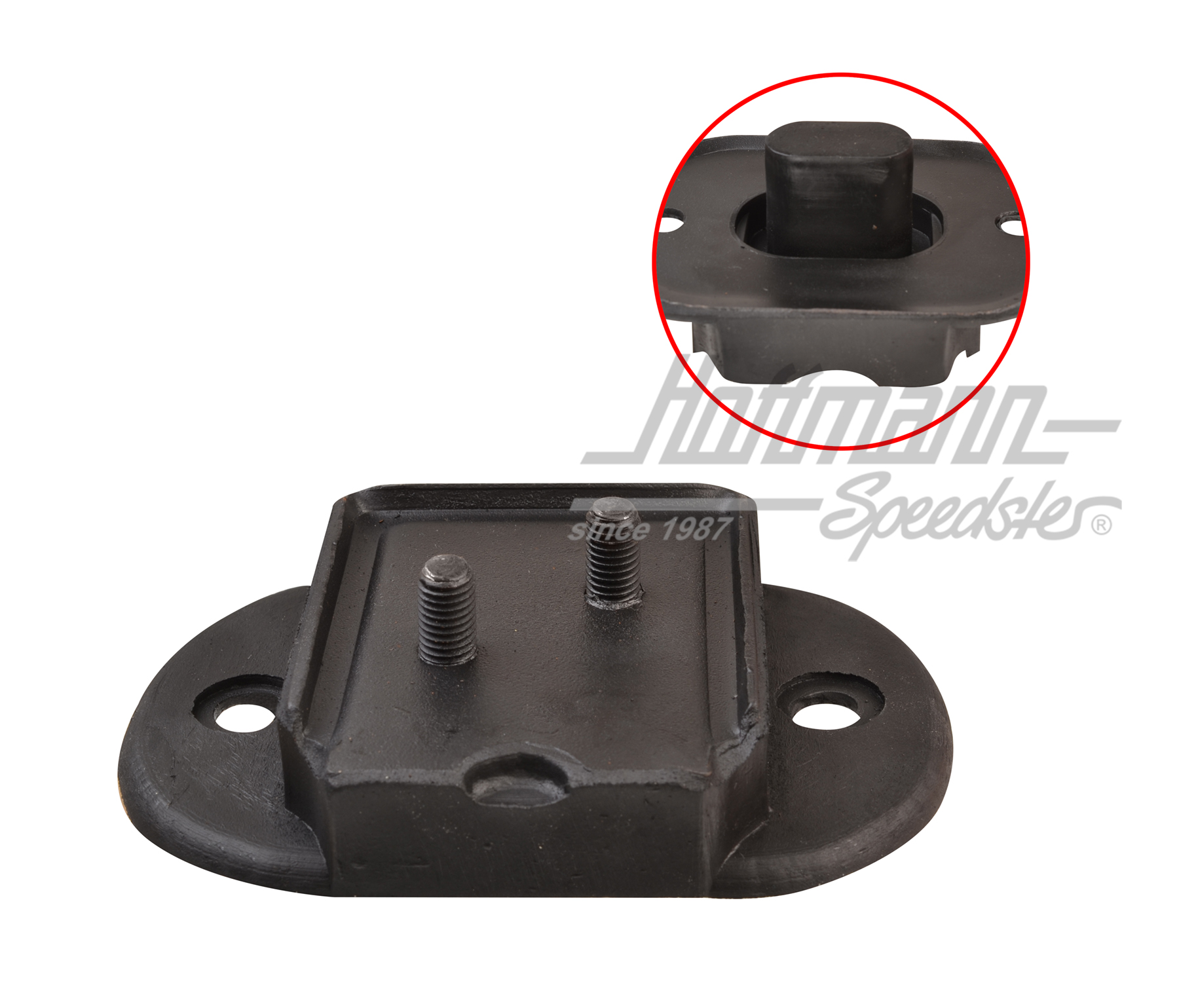 Cojinete de caja de cambios, goma / metal, anterior, 61-65 | 311 301 265 A | 020-0689