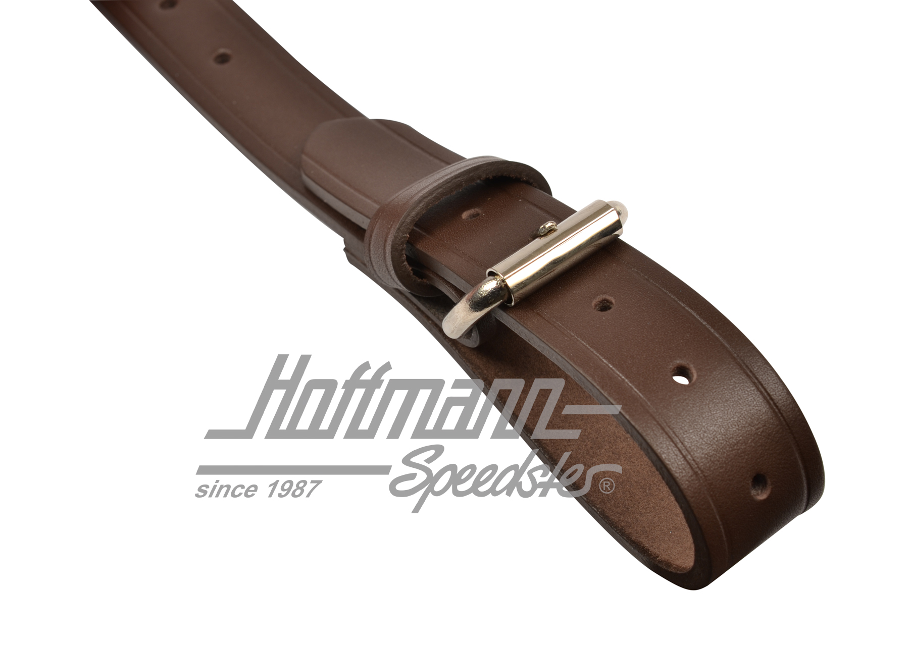 Juego de correas de cuero, portaequipajes, marrón                                                   